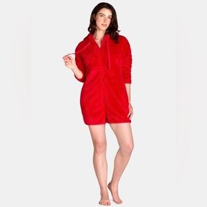 No Boundaries Women's Shorty Pajama/Lounge Onesie Romper Suit | Red | NEW/NWT♥️